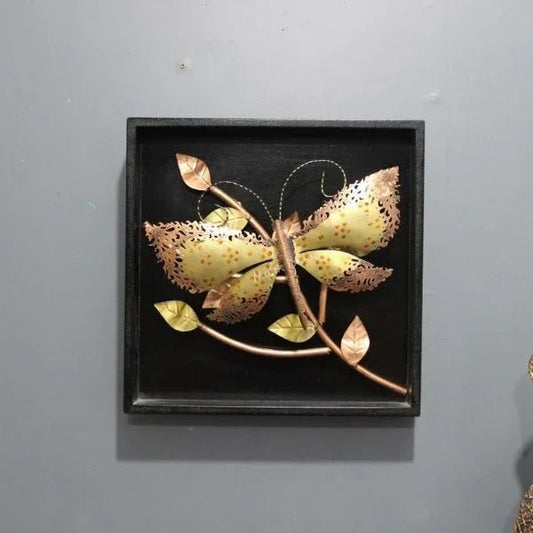 Gold Metal Butterfly Wall Decor For Kids Room - ArtyCraftz.com