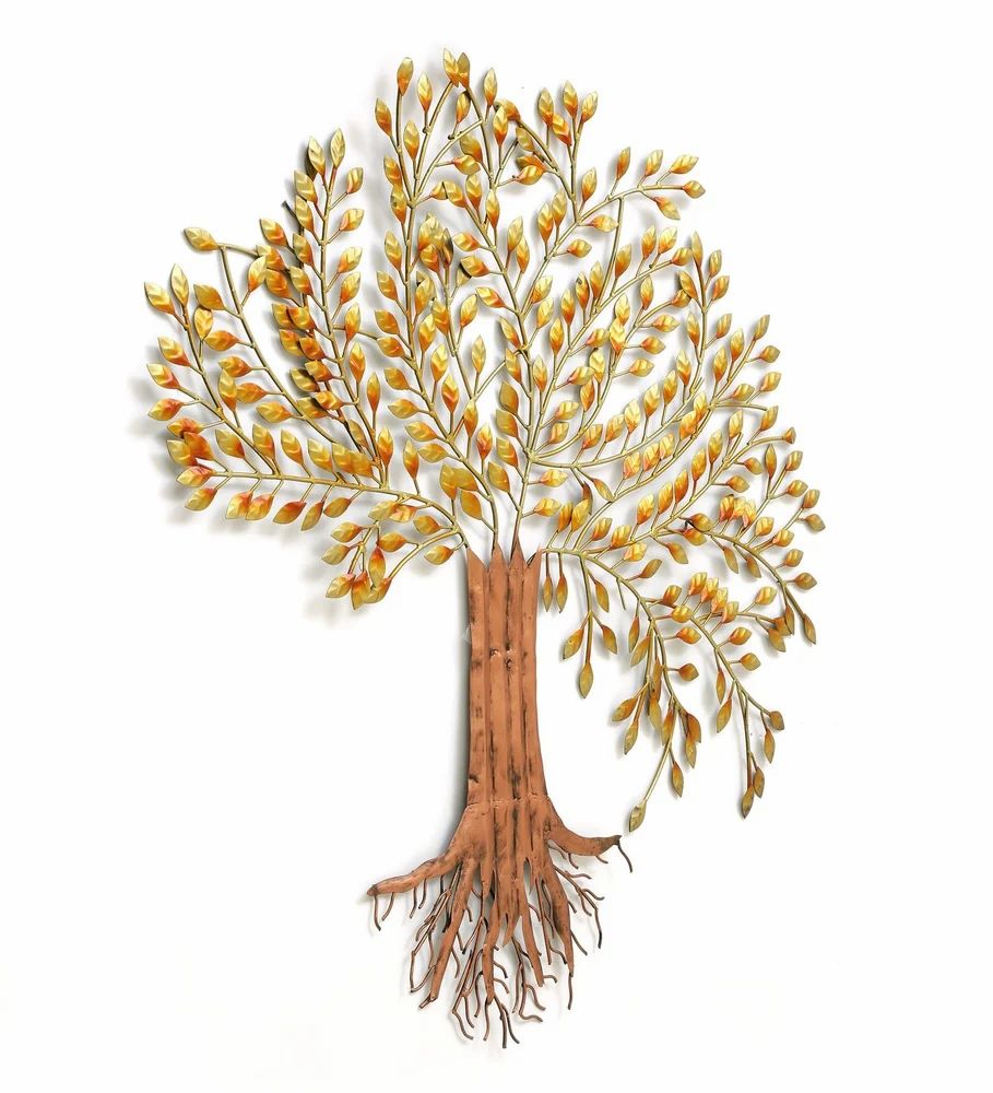 Gold leaf tree wall decoration for home ArtyCraftz.com