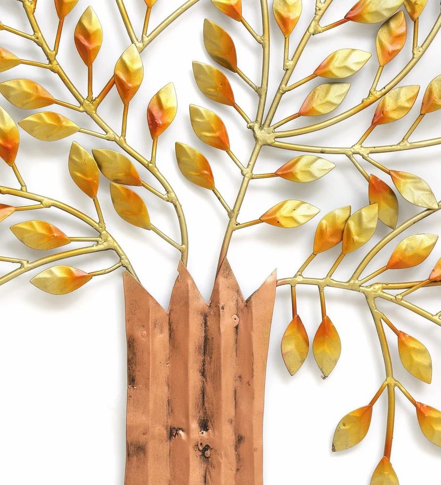 Gold leaf tree wall decoration for home ArtyCraftz.com