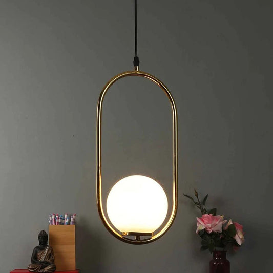 Golden Capsula Pendant Light-ArtyCraftz.com