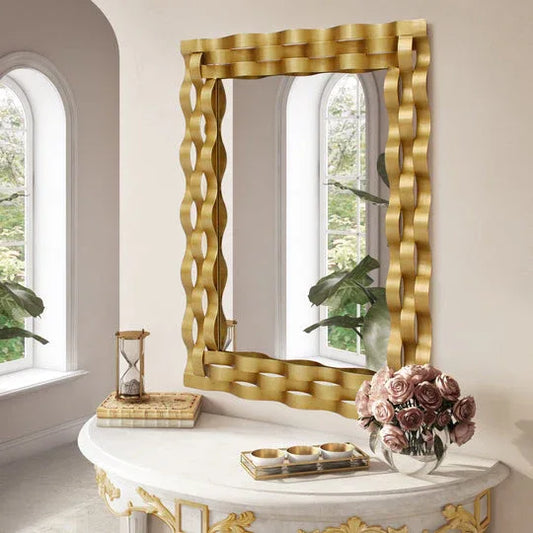 Golden Color Fabiana Luxurious Mirror