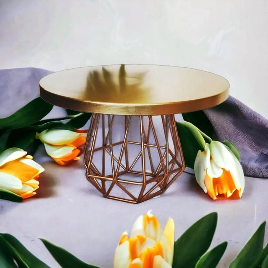 Golden Copper Cake Stand - ArtyCraftz.com