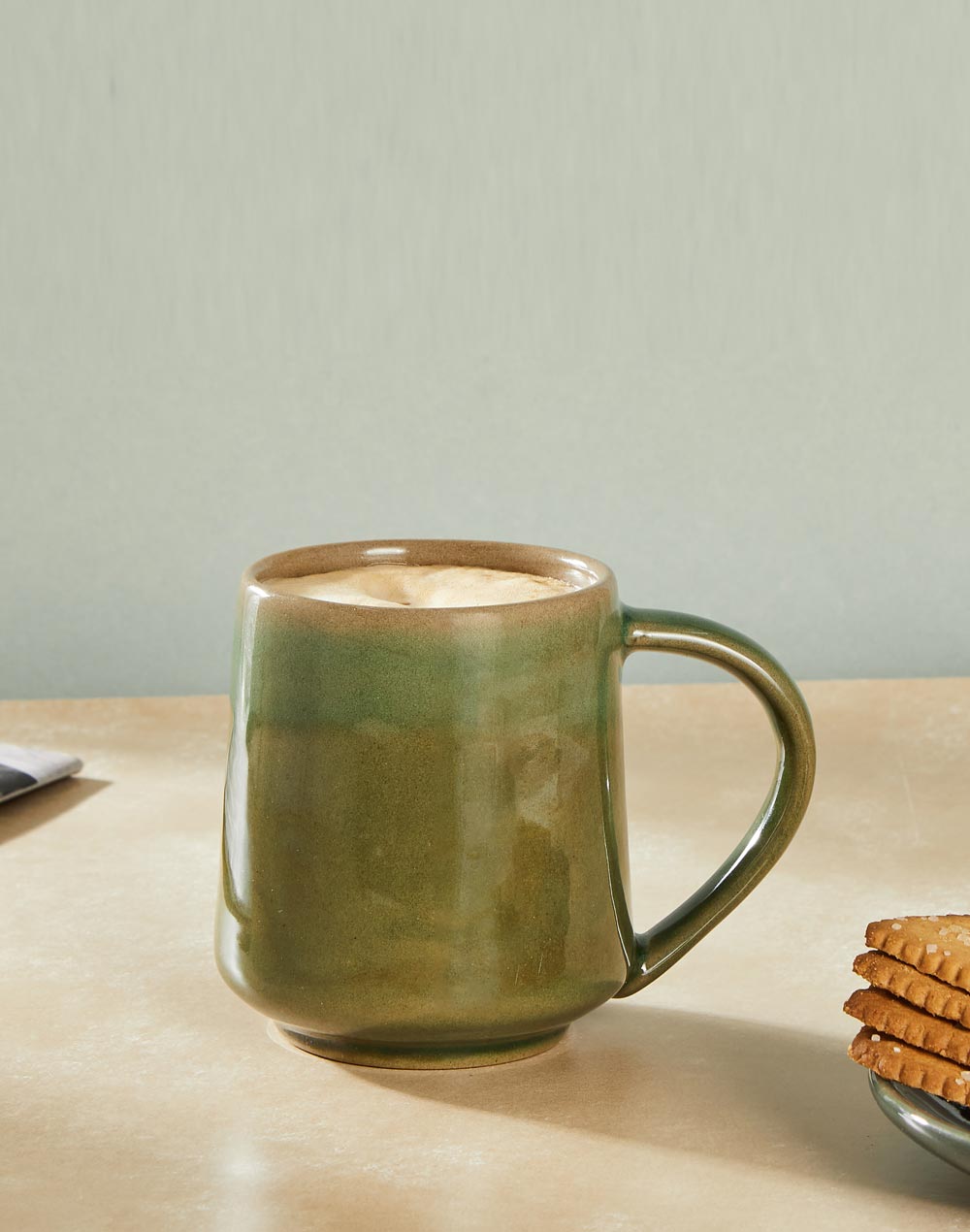 Green Aavegh Ceramic Mug