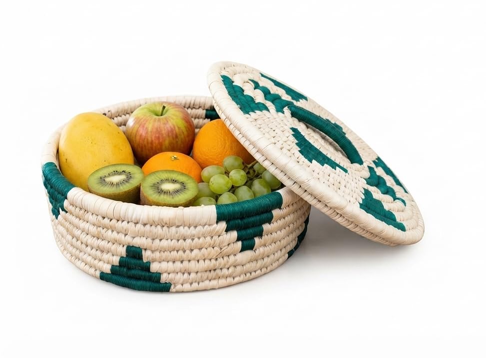 Green Sabai Grass Storage Basket-artycraftz.com