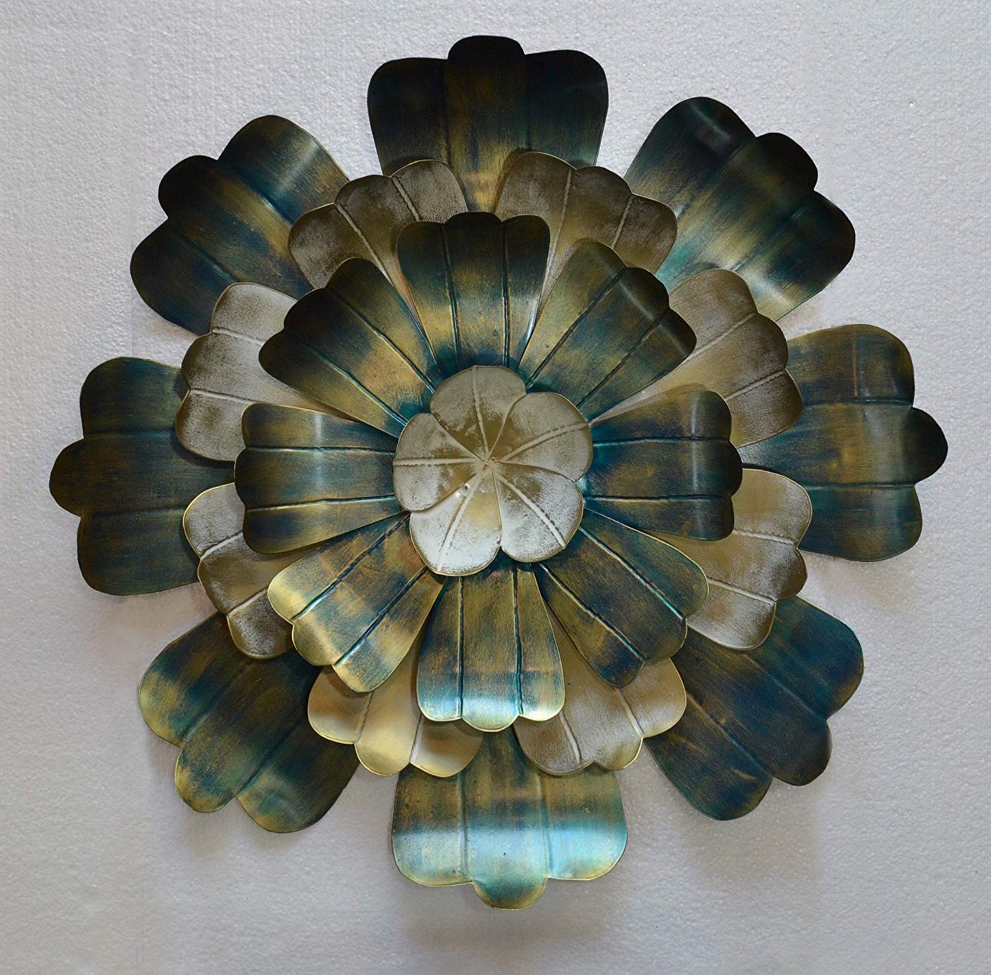 HVintage Floral Metal Wall Art decorative Iron Flower Wall Decor - ArtyCraftz.com