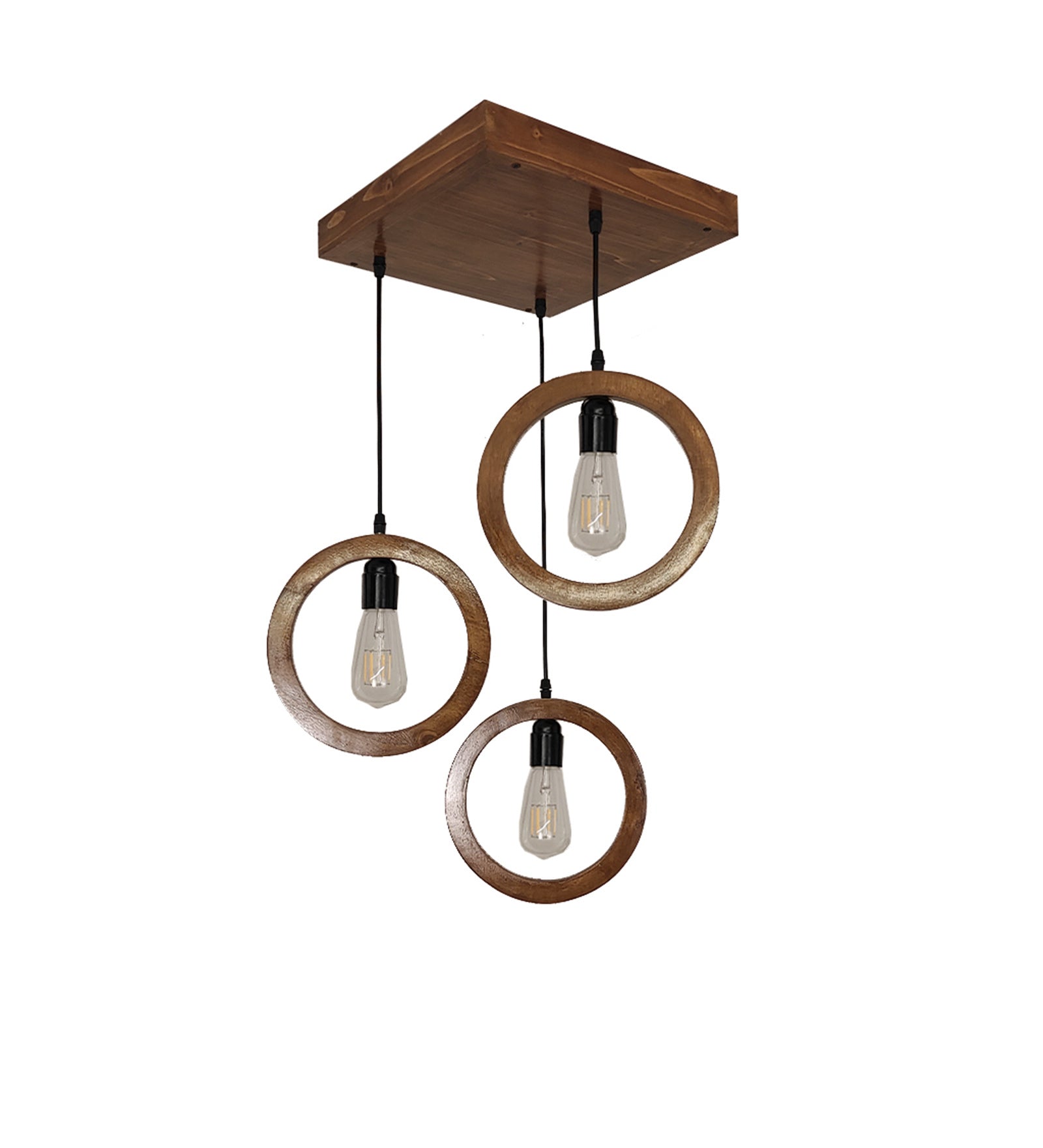 Halo Brown Cluster Hanging Lamp-ArtyCraftz.com