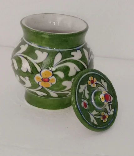 Hand-Painted Multi-Utility Storage Ceramic Jars