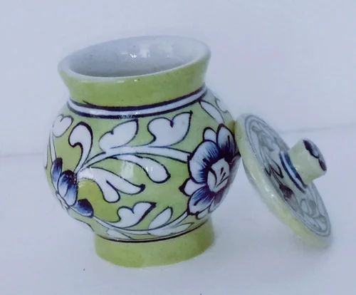 Hand-Painted Multi-Utility Storage Ceramic Jars