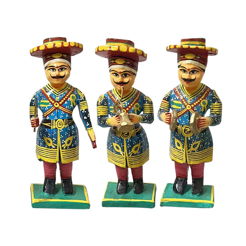 Kondapalli Toys – Sannai Melam (3 Pieces Set)