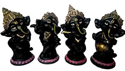 Hand Made Resine Little Ganesh showpiece