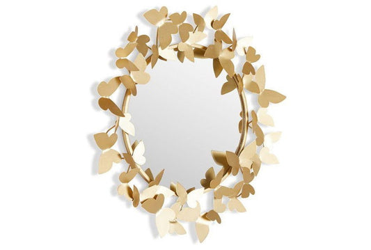 Handcrafated Decorative Butterfly Round Wall Mirror for Home,Office Decor and Gifting - ArtyCraftz.com