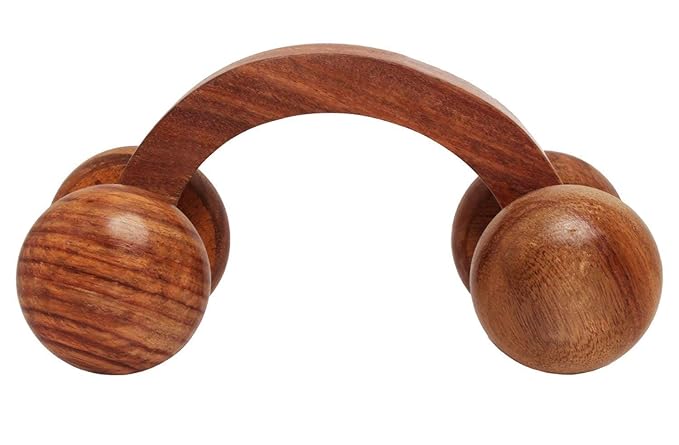 Handcrafed Wooden 4 Ball Massager