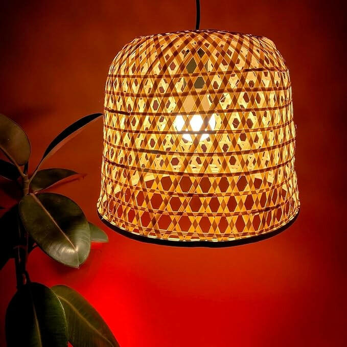 Handcrafted Bamboo Cane Lamp Shade