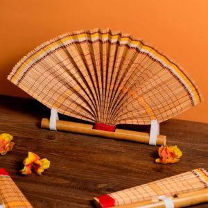 Handcrafted Bamboo Folding Hand Fan - ArtyCraftz.com