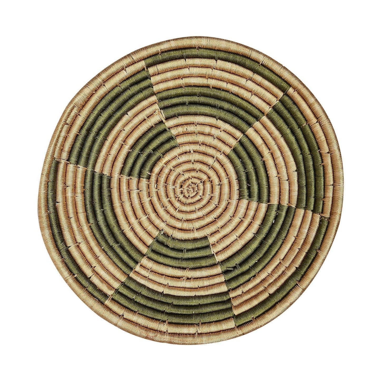 Handcrafted Beige Sabai Grass Wall Plate set of 3-ArtyCraftz.com