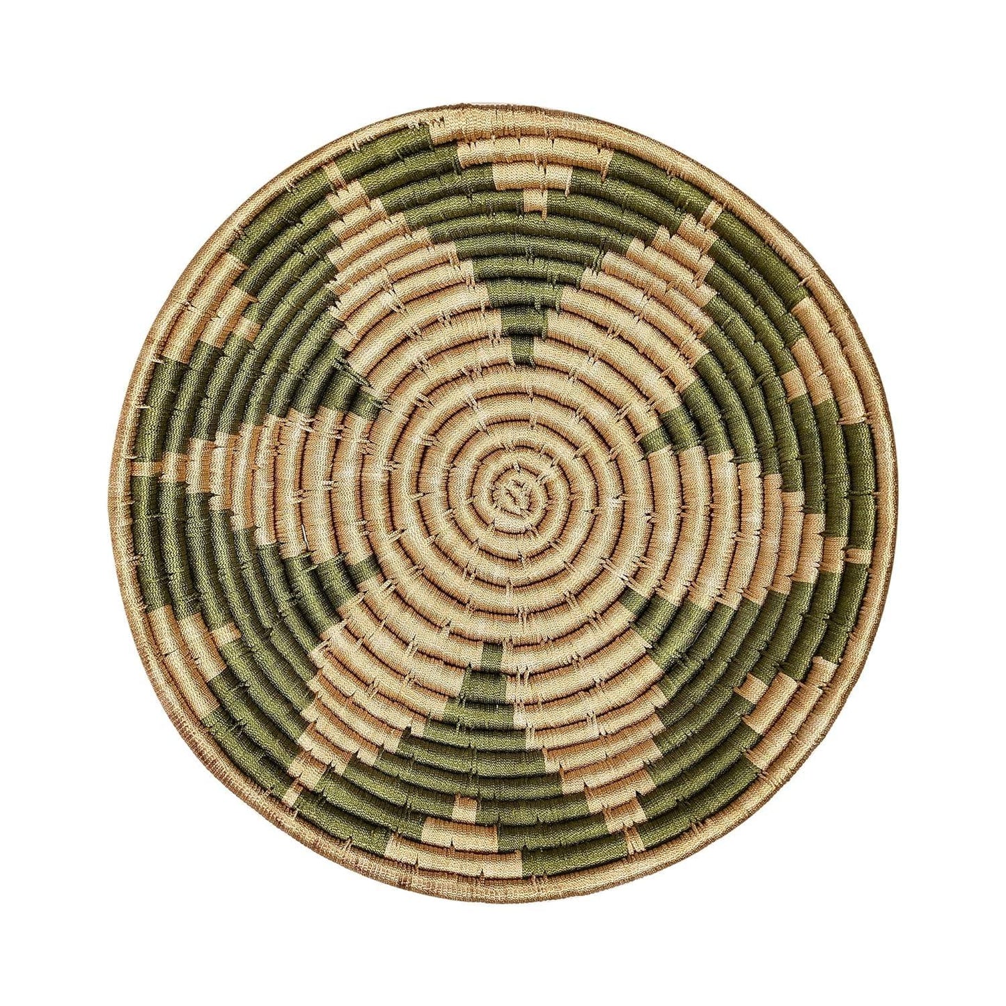 Handcrafted Beige Sabai Grass Wall Plate set of 3-ArtyCraftz.com