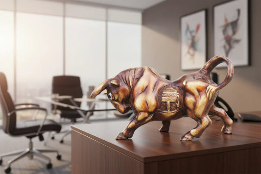 Handcrafted Brass Bull for Gifting and Showpiece - ArtyCraftz.com