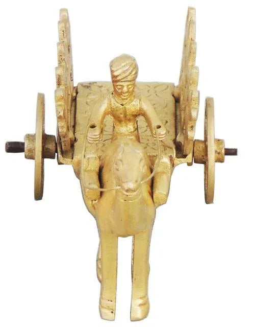 Handcrafted Brass Camel Cart for Showpiece - ArtyCraftz.com