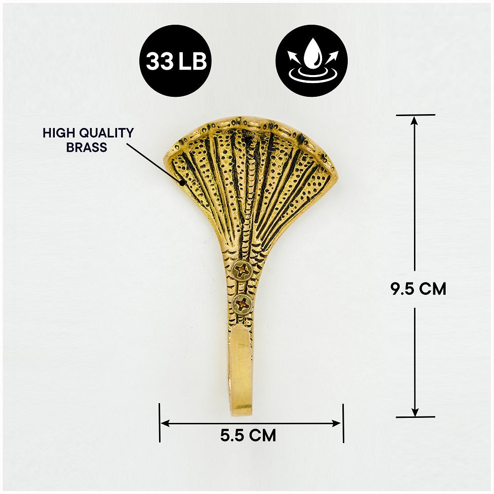 Handcrafted Brass Cobra Wall Hooks for Keys & Coats-ArtyCraftz.com