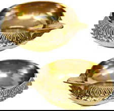 Brass Kuber Diya Set of 2-ArtyCraftz.com
