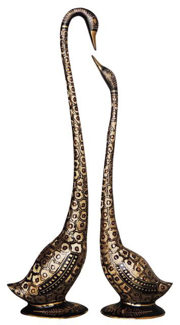 Handcrafted Brass Duck Pair for Gifting and Showpiece - ArtyCraftz.com