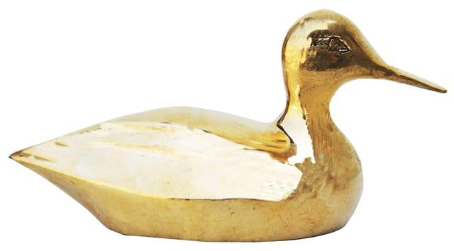 Handcrafted Brass Duck for Gifting and Showpiece - ArtyCraftz.com