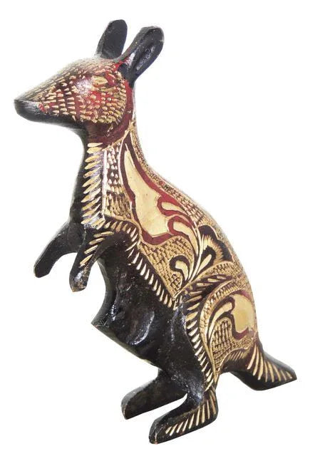 Handcrafted Brass Kangaroo for Gifting and Showpiece - ArtyCraftz.com