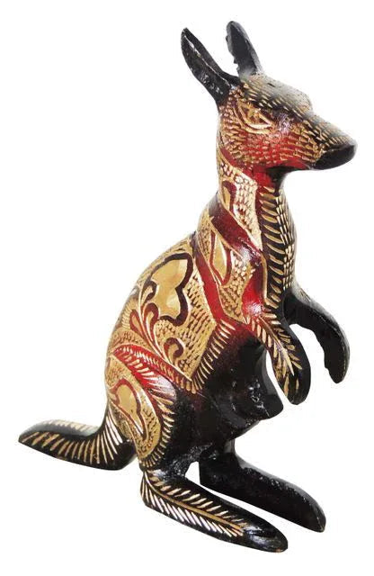 Handcrafted Brass Kangaroo for Gifting and Showpiece - ArtyCraftz.com