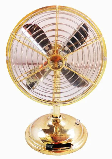 Miniature Vintage Brass Table Fan Showpiece -ArtyCraftz.com