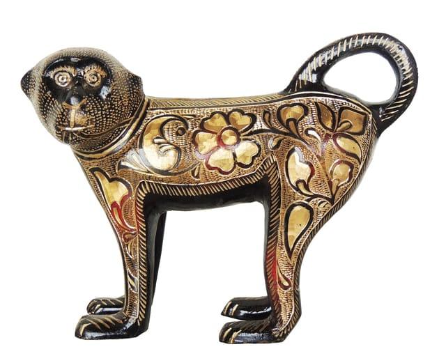 Handcrafted Brass Monkey for Gifting and Showpiece - ArtyCraftz.com