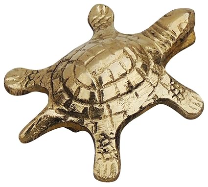 Handcrafted Brass Turtle Statue/Showpiece