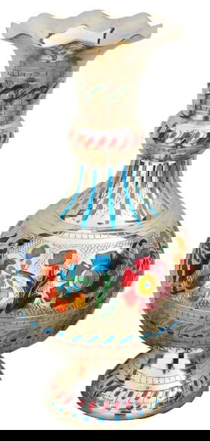 Handcrafted Brass Vase for Home Decor and Gifting 5*9*10.7 Inches - ArtyCraftz.com