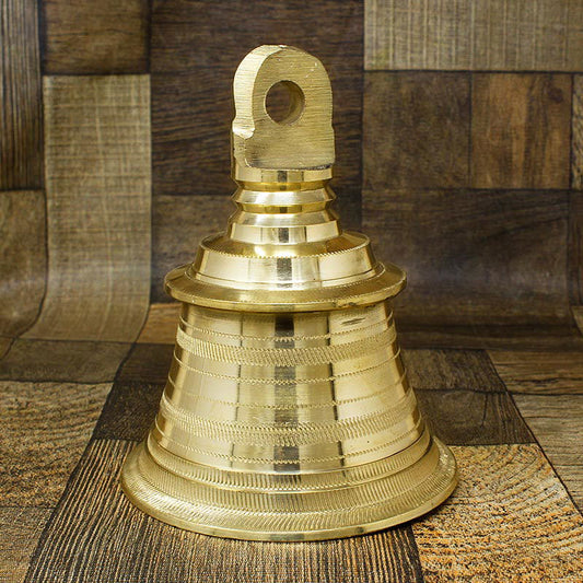 Handcrafted Bronze Hanging Bell with Chain - ArtyCraftz.com