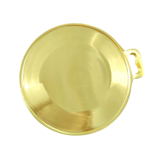 Handcrafted Bronze Seasoned Flat Bottom Tawa - ArtyCraftz.com