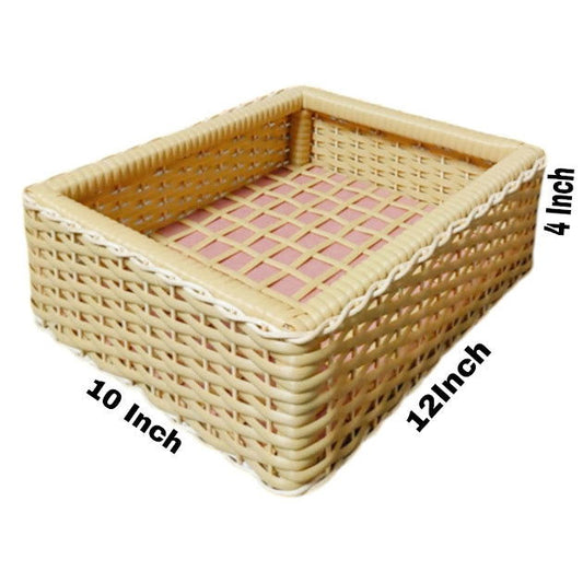 Handcrafted Cane Storage Basket - ArtyCraftz.com