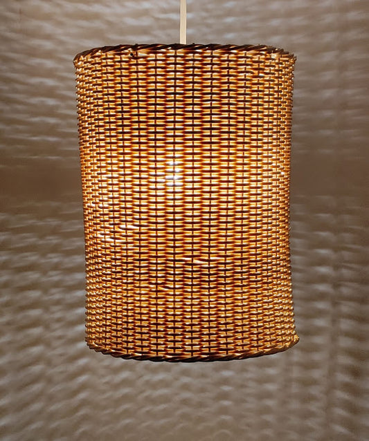 Handcrafted Circle Bamboo Lamp Wall Hanging-ArtyCraftz.com