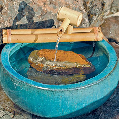 Handcrafted Classic Natural Bamboo Fountain - ArtyCraftz.com