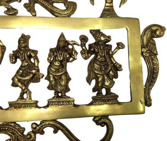 Handcrafted Dasavathar Wall Hanging Frame