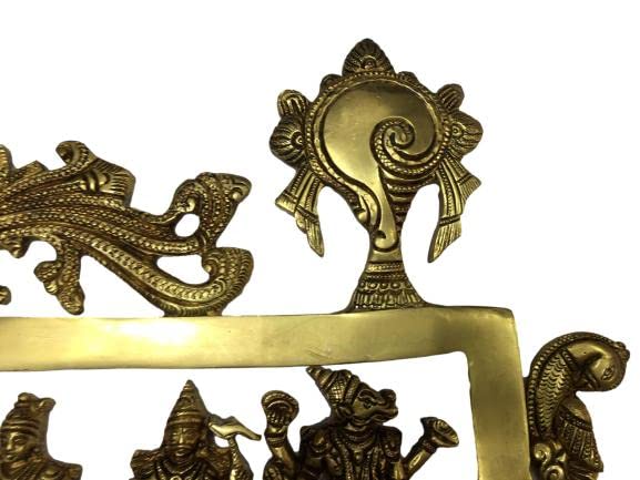 Handcrafted Dasavathar Wall Hanging Frame