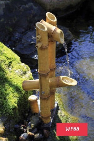 Handcrafted Deer Scarer Bamboo Fountain - ArtyCraftz.com