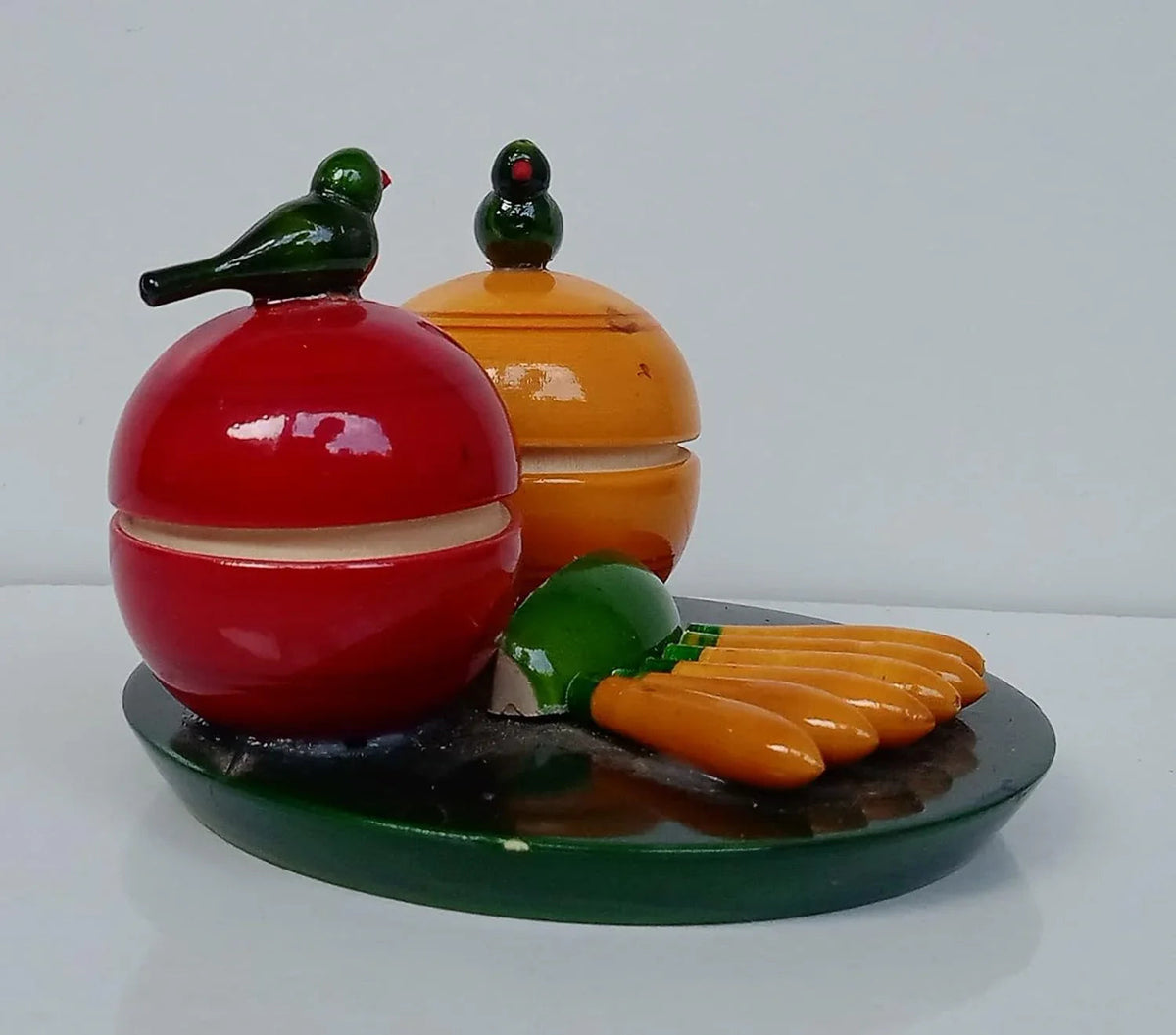 Handcrafted Etikoppaka Wooden Kumkum Set-artycraftz.com