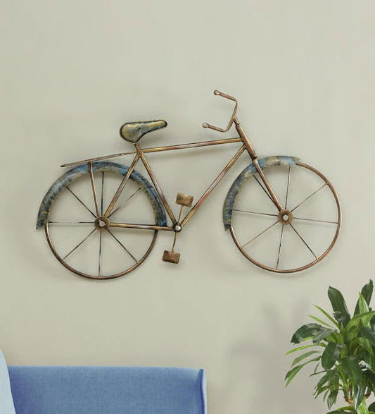 Handcrafted Iron Cycle Wall Art - ArtyCraftz.com