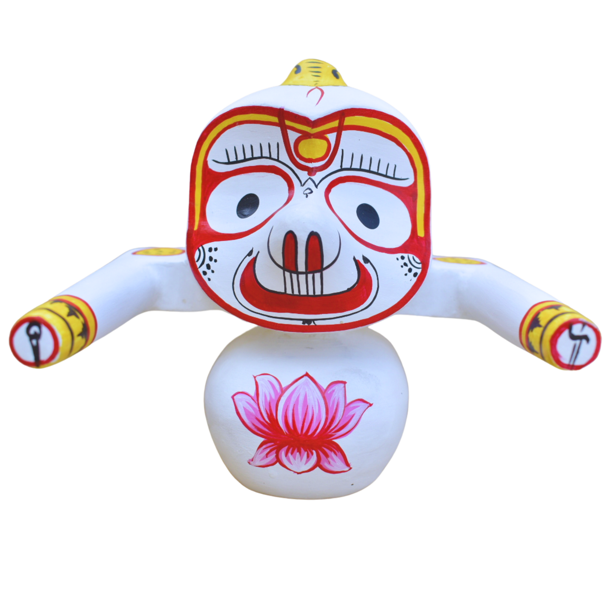 Handcrafted Jagannath Baladeva Subhadra Idol Set - 6 & 7 Inch-ArtyCraftz.com