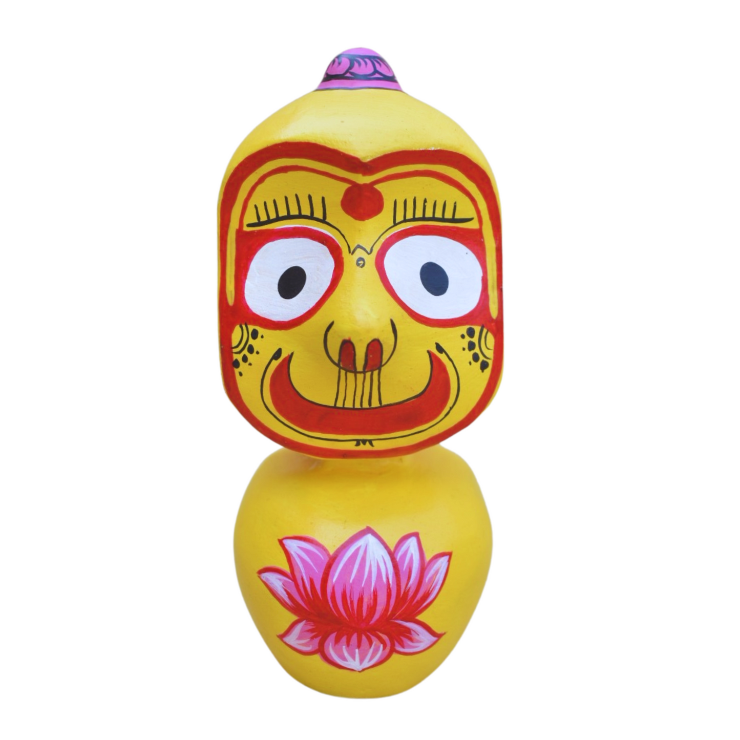 Handcrafted Jagannath Baladeva Subhadra Idol Set - 6 & 7 Inch-ArtyCraftz.com