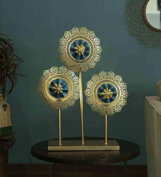 Handcrafted Metal 3 Circles for Showpiece - ArtyCraftz.com