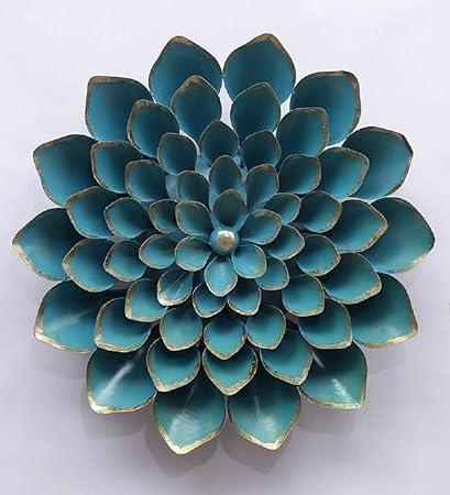 Handcrafted Metal Aster Flower for Wall Decor