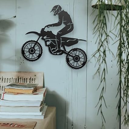 Handcrafted Metal Bike Wall Art