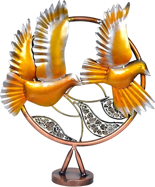 Handcrafted Metal Birds for Showpiece