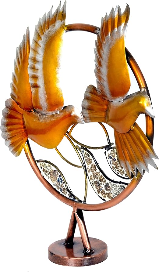 Handcrafted Metal Birds for Showpiece