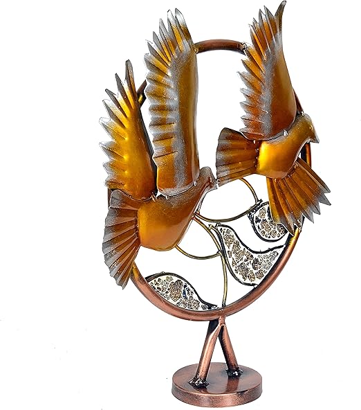 Handcrafted Metal Birds for Showpiece